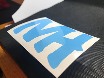 MH VINYL DECAL *LIGHT BLUE*