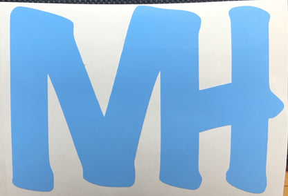 MH VINYL DECAL *LIGHT BLUE*