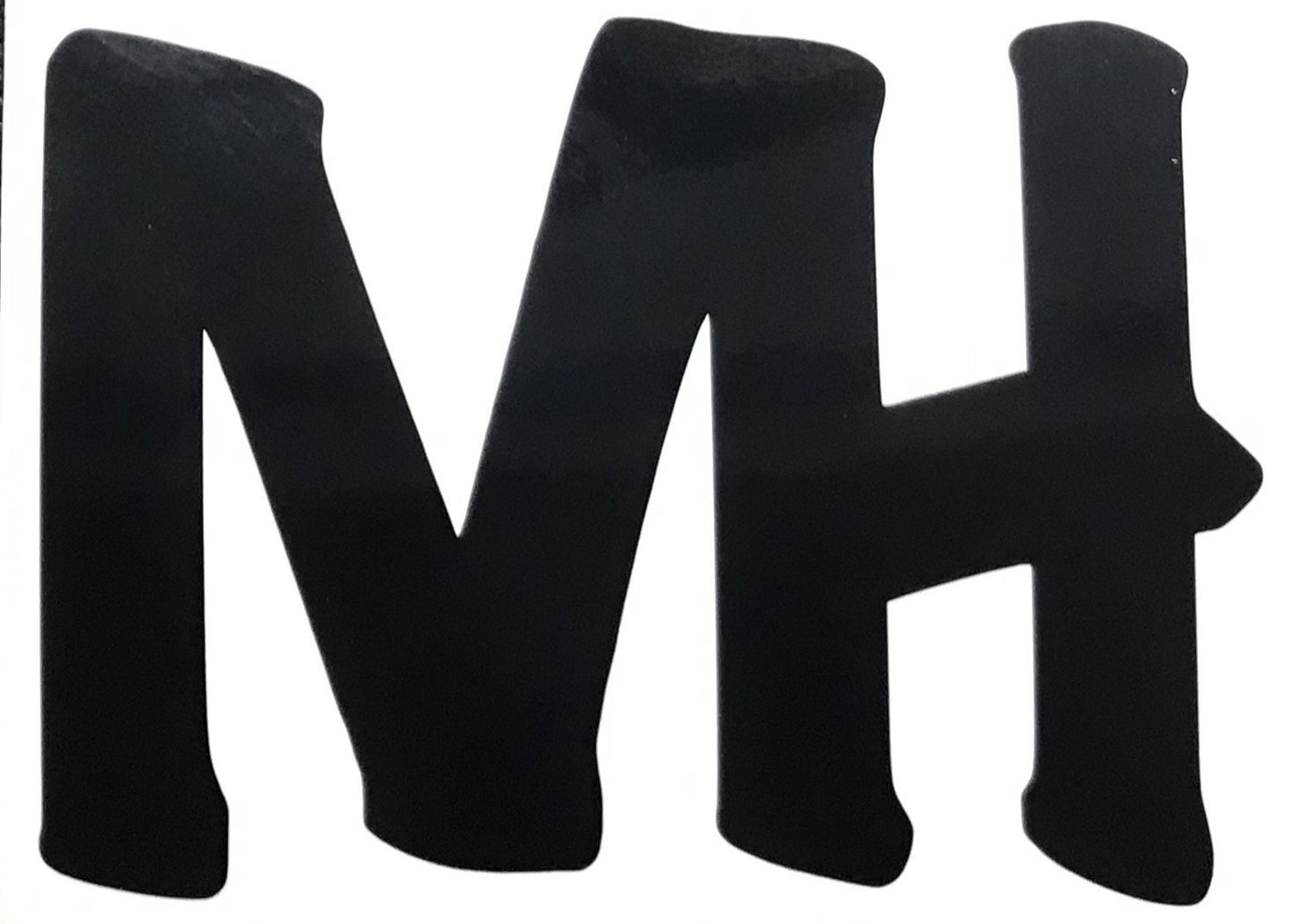 'MH' VINYL DECAL *BLACK*