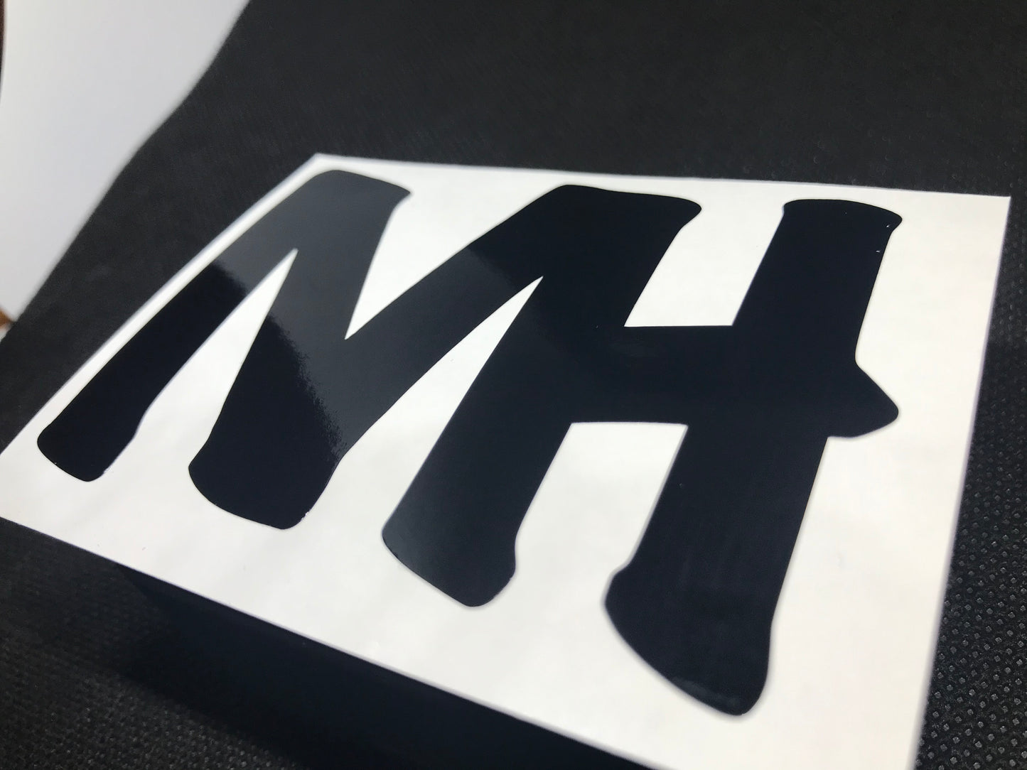 'MH' VINYL DECAL *BLACK*