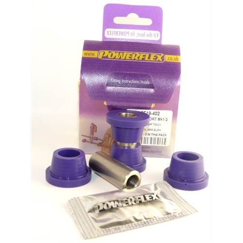 POWERFLEX POLYBUSHES: INNER TCA, FORD ESCORT MK1/2, CAPRI & CORTINA MK1/MK2, ANGLIA 105E. ALSO ANTI-TRAMP BAR TO AXLE BUSH ESCORT MK1/2 RS & CORTINA MK1/2