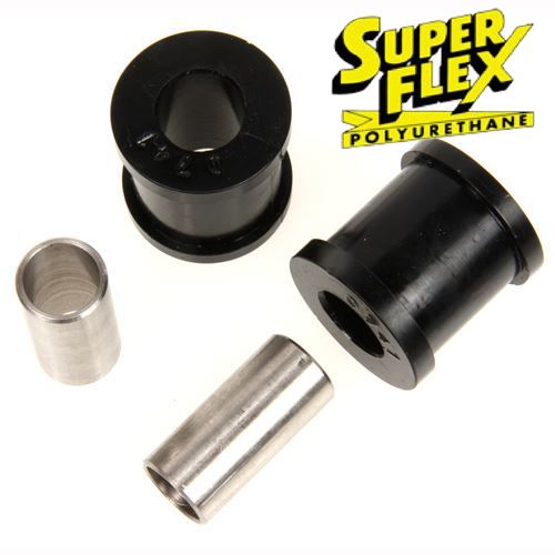 SUPERFLEX POLYBUSHES (PAIR): BILSTEIN REAR DAMPER, FORD ESCORT MK1/2 & CAPRI